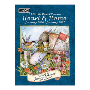 LANG Heart and Home Pocket Agenda 2026
