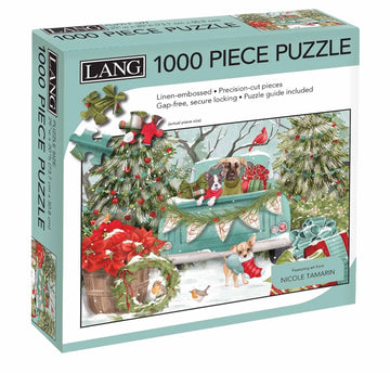 LANG Lang Merry Dogs Puzzel 1000 Stukjes