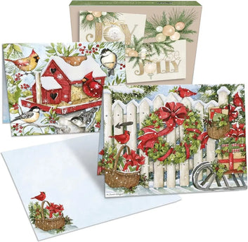 LANG Winter Birds Kerstkaarten
