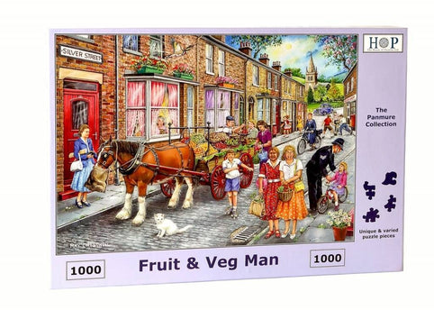 The House of Puzzles Fruit & Veg Man Puzzel 1000 stukjes
