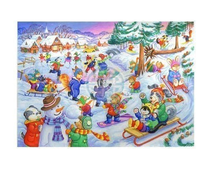 The House of Puzzles Fun In The Snow Puzzel 80 Stukjes
