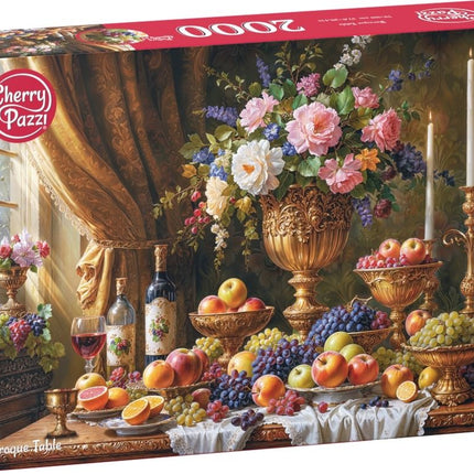 CherryPazzi Baroque Table Puzzel 2000 Stukjes