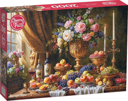 CherryPazzi Baroque Table Puzzel 2000 Stukjes