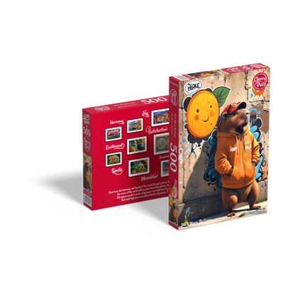 CherryPazzi Don't  Worry, Be Cappy Puzzel 500 Stukjes