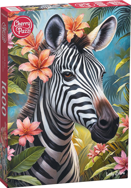 CherryPazzi Lady Zebra Puzzel 1000 Stukjes