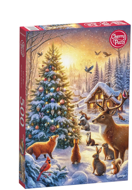 CherryPazzi Let it Snow Puzzel 500 Stukjes