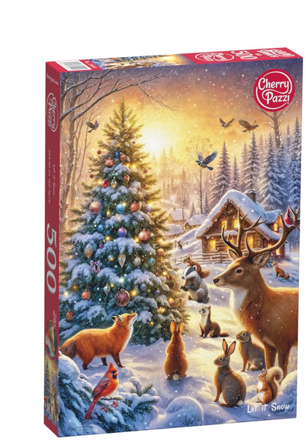 CherryPazzi Let it Snow Puzzel 500 Stukjes
