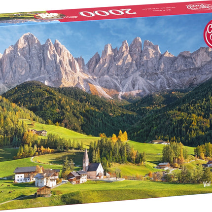 CherryPazzi Val di Funes Puzzel 2000 Stukjes