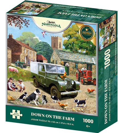 Kidicraft Down On The Farm Puzzel 1000 Stukjes