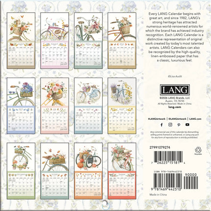 LANG A Beautiful Ride Mini Kalender 2027