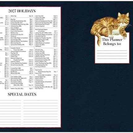 LANG American Cat Zakagenda 2027