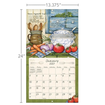 LANG American Kitchen Kalender 2027