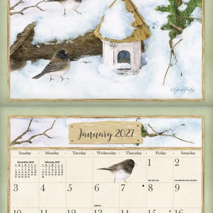 LANG Birds in the Garden Kalender 2027