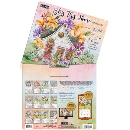 LANG Bless This Home Kalender 2026