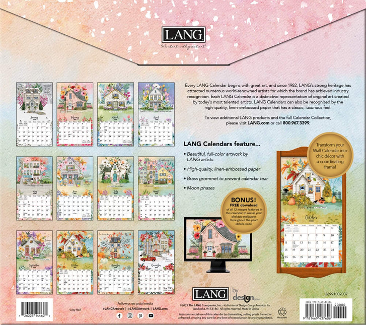 LANG Bless This Home Kalender 2026