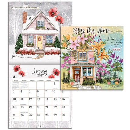LANG Bless this home Mini Kalender 2027