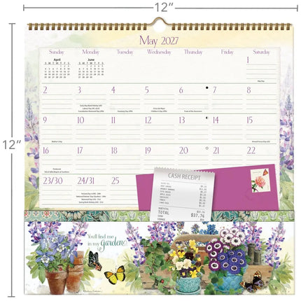 LANG Botanical Gardens Pocket Note Nook Kalender 2027