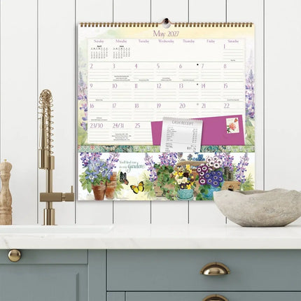 LANG Botanical Gardens Pocket Note Nook Kalender 2027