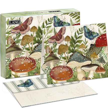LANG Botanical Mushrooms Notitiekaarten