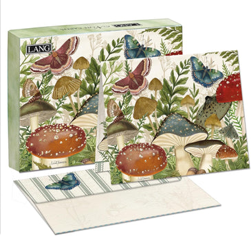 LANG Botanical Mushrooms Notitiekaarten