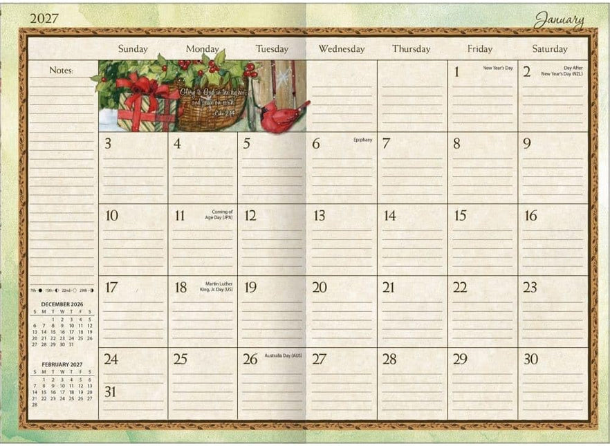 LANG Bountiful Blessings Pocket Agenda 2027