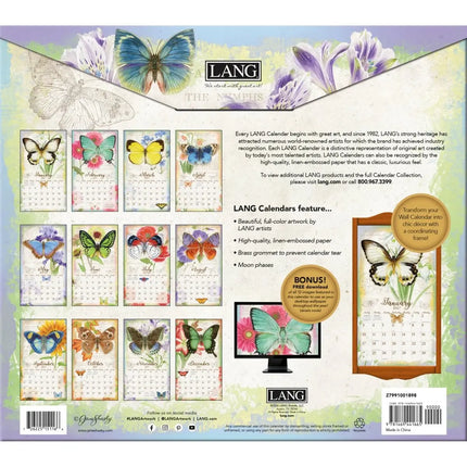 LANG Butterflies Kalender 2027