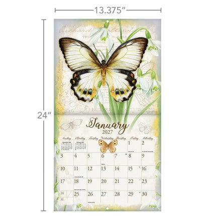 LANG Butterflies Kalender 2027