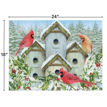 LANG Cardinal Birdhouse Puzzel 500 Stukjes