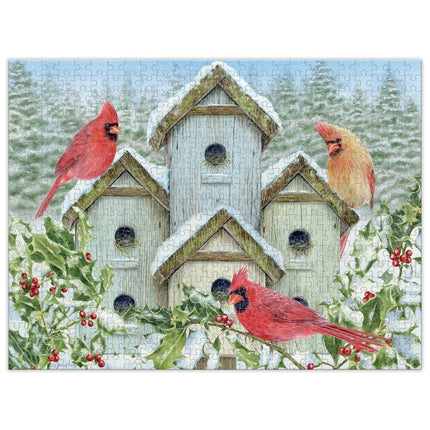 LANG Cardinal Birdhouse Puzzel 500 Stukjes