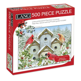 LANG Cardinal Birdhouse Puzzel 500 Stukjes