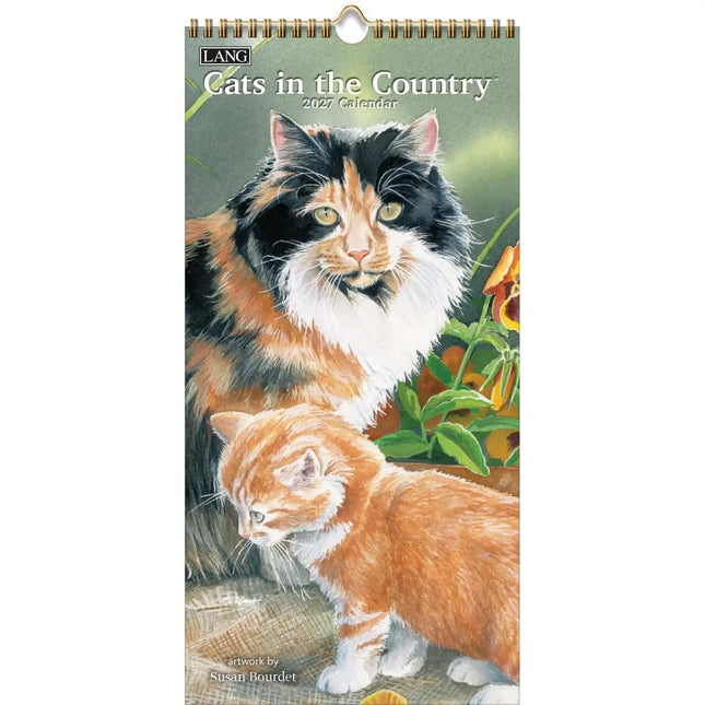 LANG Cats in the Country Kalender 2027 Small