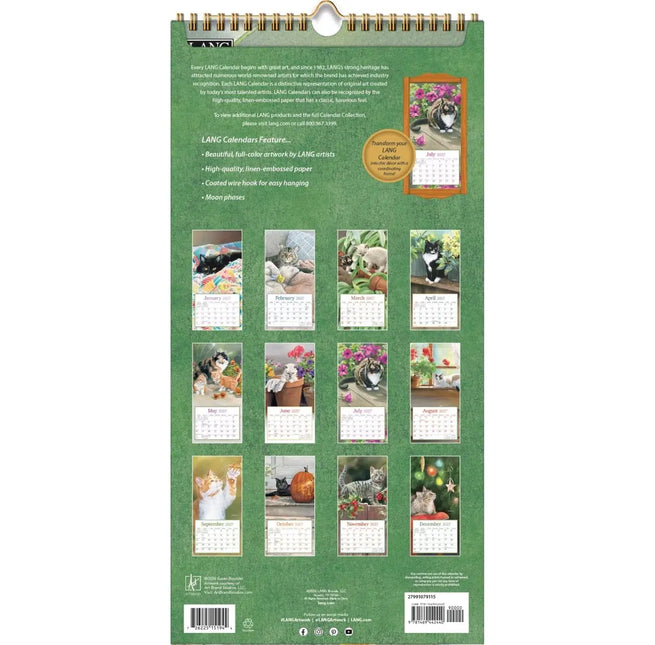 LANG Cats in the Country Kalender 2027 Small