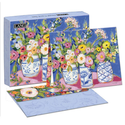 LANG Chinoiserie Blooms Notitiekaarten