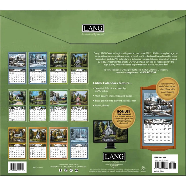 LANG Country Churches Kalender 2027