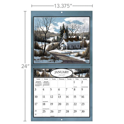 LANG Country Churches Kalender 2027