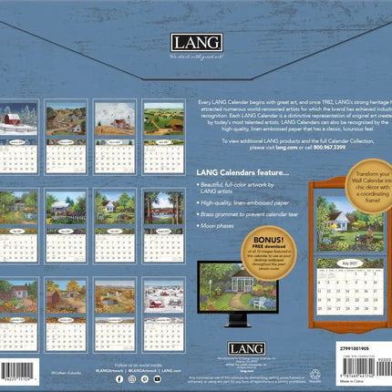 LANG Country Living Kalender 2027