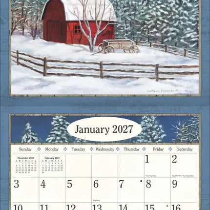 LANG Country Living Kalender 2027