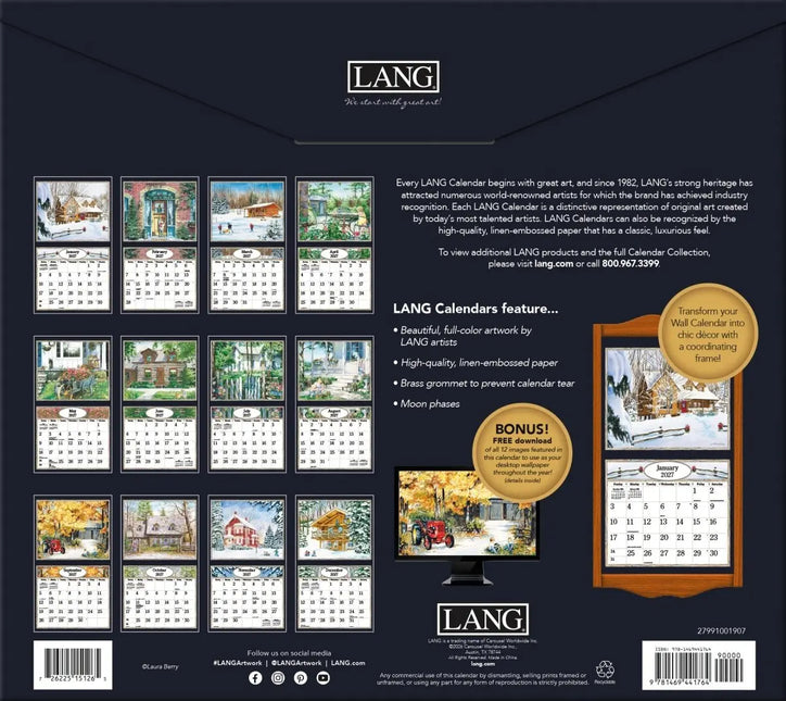 LANG Country Welcome Kalender 2027