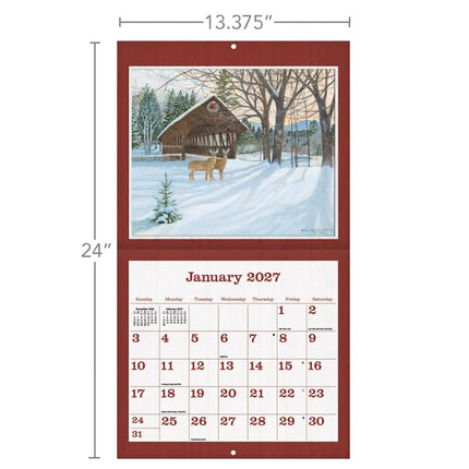 LANG Covered Bridge Kalender 2027