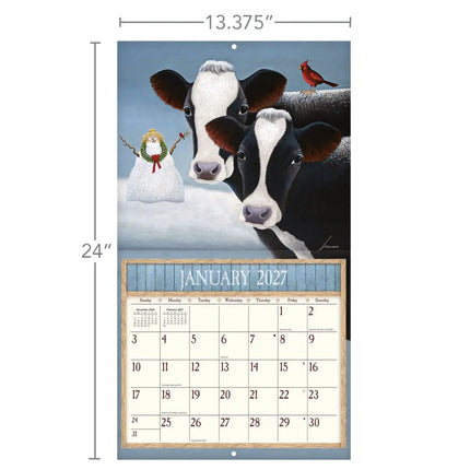 LANG Cows Cows Cows Kalender 2027
