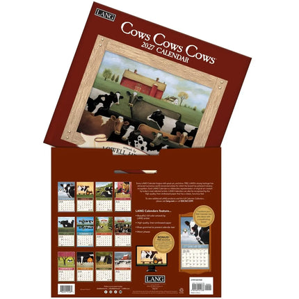 LANG Cows Cows Cows Kalender 2027
