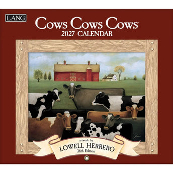 LANG Cows Cows Cows Kalender 2027