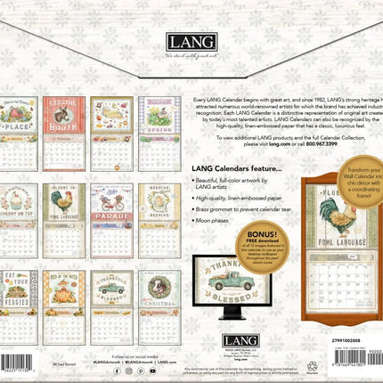 LANG Farmhouse Kalender 2027