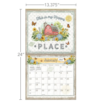LANG Farmhouse Kalender 2027
