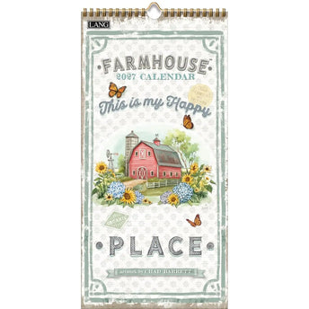 LANG Farmhouse kalender small 2027