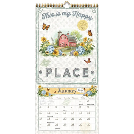 LANG Farmhouse kalender small 2027