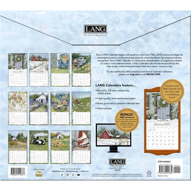 LANG Fields Of Home Kalender 2027