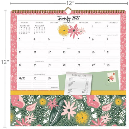 LANG Flora en Fauna Pocket Note Nook Kalender 2027