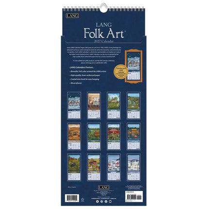LANG Folk Art Kalender 2027 Small