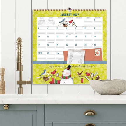 LANG Folk Song Pocket Note Nook Kalender 2027